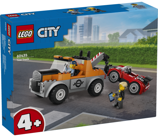 LEGO City Puksiirauto ja spordiauto parandus