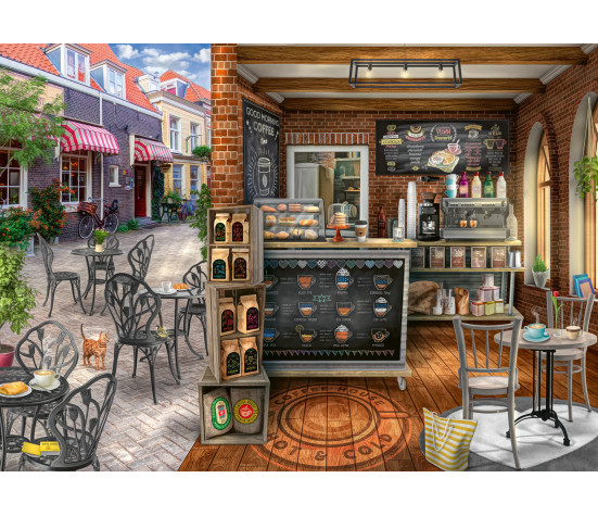 Ravensburger Puzzle 1000 pc Caffee