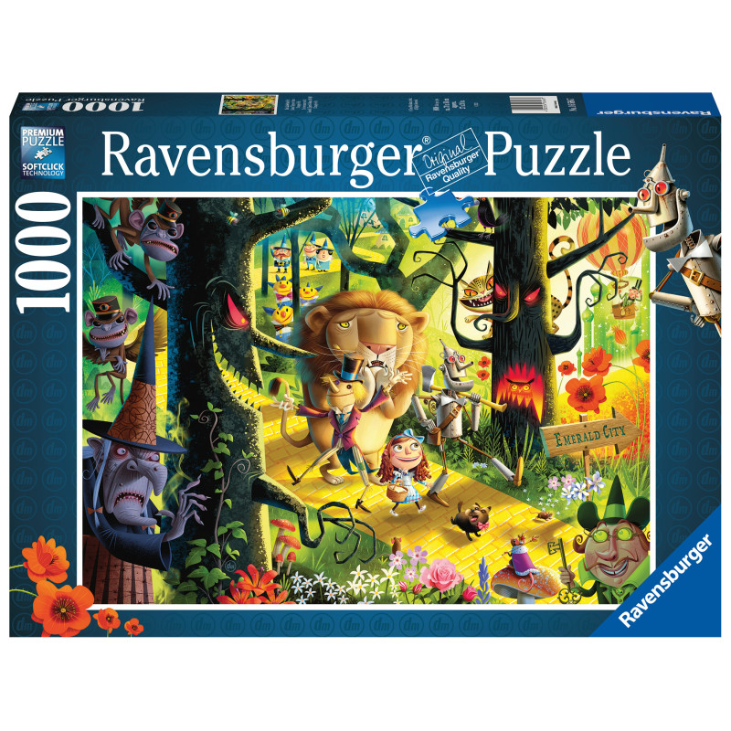 Ravensburger Puzzle 1000 pc Lions, Tigers, Bears