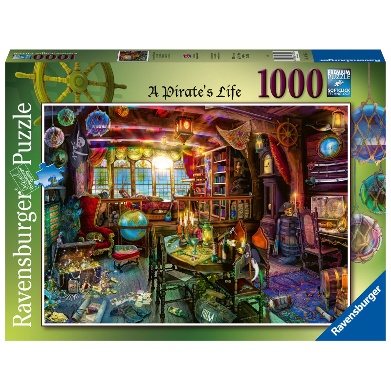 Ravensburger pusle 1000 tk Piraatide elu