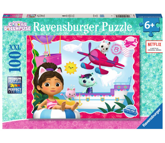 Ravensburger pusle 100 tk Gabby nukumaja