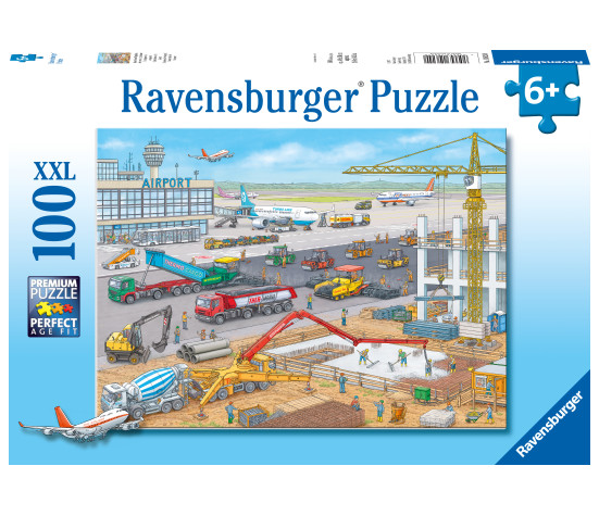 Ravensburger Puzzle 100 pc Constructionsite at the Airport