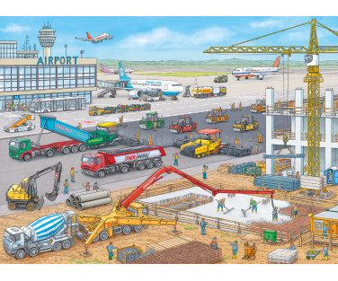 Ravensburger Puzzle 100 pc Constructionsite at the Airport