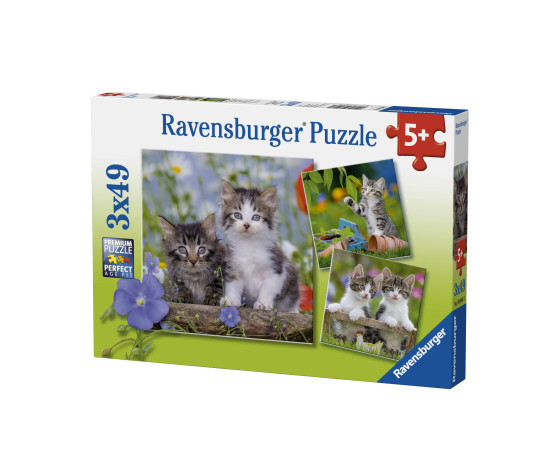 Ravensburger pusle 3x49 tk Kiisud