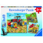 Ravensburger Puzzle 3x49 pc Giant Machines