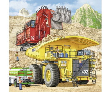 Ravensburger Puzzle 3x49 pc Giant Machines