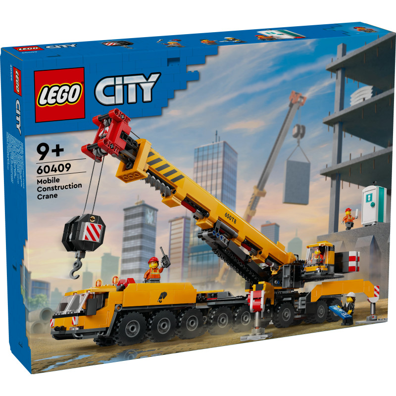 LEGO City Kollane liikuv ehituskraana