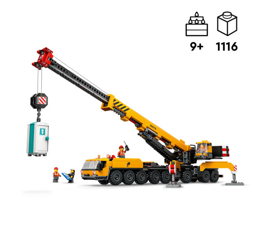 LEGO City Yellow Mobile Construction Crane