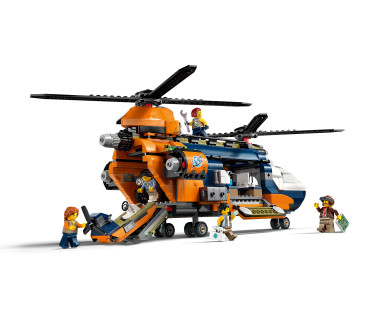 LEGO City Dzungliuurija helikopter ja baaslaager