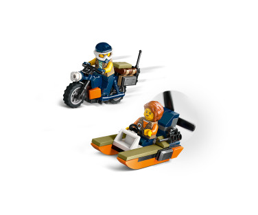 LEGO City Dzungliuurija helikopter ja baaslaager