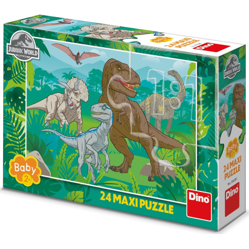 Dino Puzzle 24 pc, The world of dinosaurs