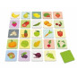 Dino Board Game Memo Fruits and vegetables