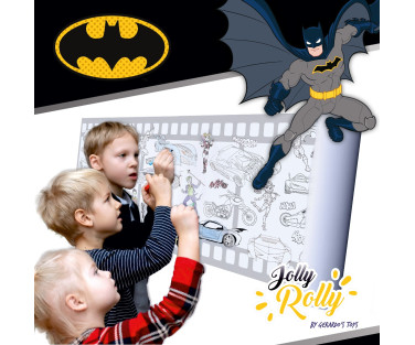 Gerardo's Toys kleebitav värvimispaber rullis Jolly Rolly, Batman