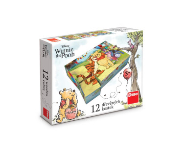 Dino Cube Puzzle 12 pc Winnie The Pooh And Friends