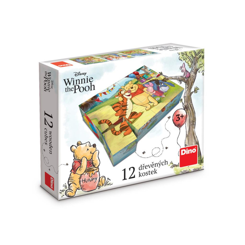 Dino Cube Puzzle 12 pc Winnie The Pooh And Friends