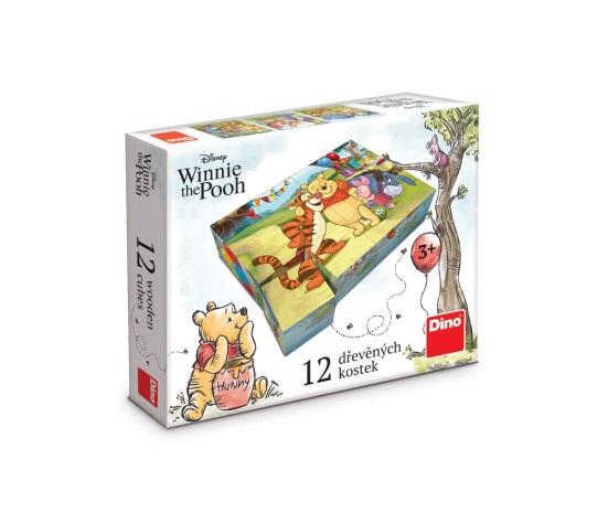 Dino Cube Puzzle 12 pc Winnie The Pooh And Friends