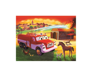 Dino Cube Puzzle 12 pc Tatra Cars