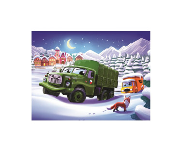 Dino Cube Puzzle 12 pc Tatra Cars