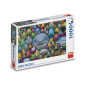 Dino Puzzle 1000 pc Colorful Fishes