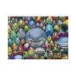 Dino Puzzle 1000 pc Colorful Fishes