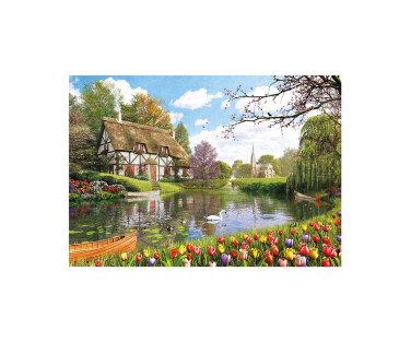 Dino Puzzle 500 pc Cottage by the Water