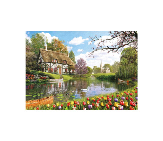 Dino Puzzle 500 pc Cottage by the Water