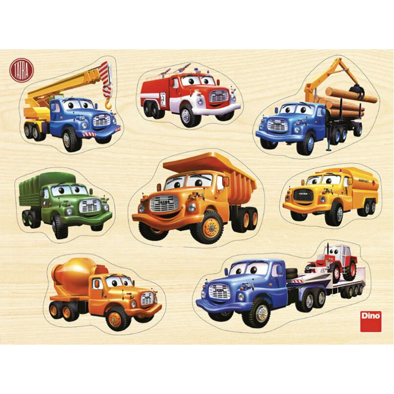 Dino Wooden Puzzle 8 pc Tatra