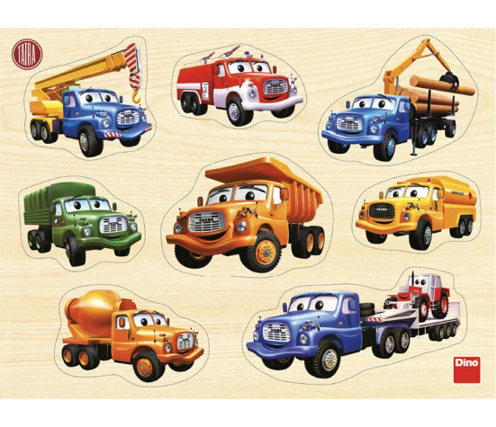 Dino Wooden Puzzle 8 pc Tatra