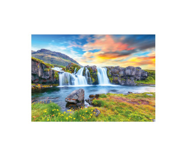 Dino Puzzle 500 pc Icelandic Waterfalls