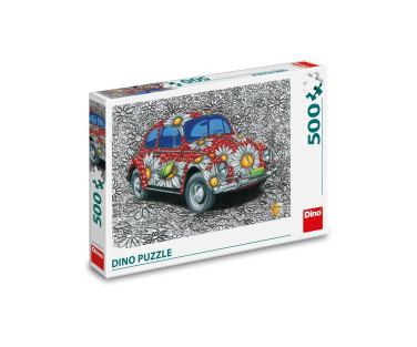 Dino Puzzle 500 pc Painted VW Beetle