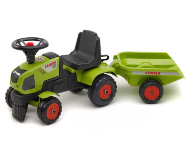 Falk Claas Axos traktor käruga