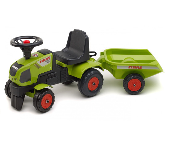 Falk Claas Axos traktor käruga