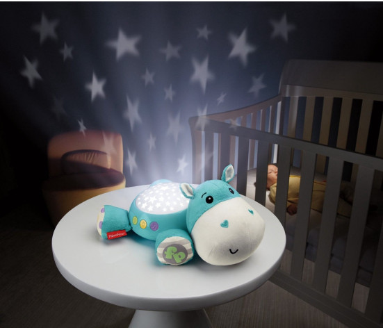 Fisher-Price® rahustav jõehobu öölamp