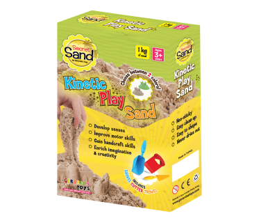 Gerardo's Toys Secret Sand modelleerimisliiv 3 tööriistaga, roheline 1 kg