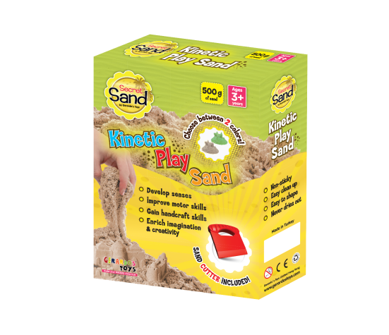 Gerardo's Toys Secret Sand modelleerimisliiv lõikuriga, roheline 500 g