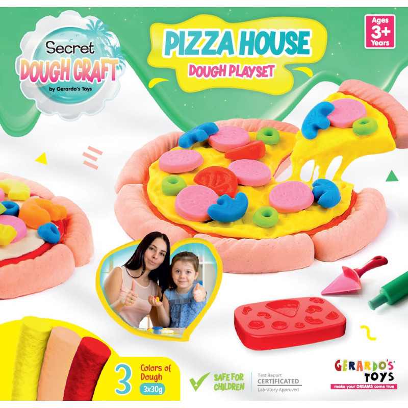 Gerardo's Toys voolimiskomplekt Pitsa Dough Craft