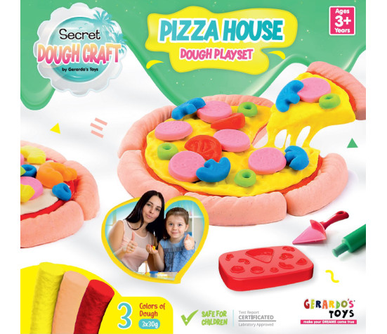 Gerardo's Toys voolimiskomplekt Pitsa Dough Craft