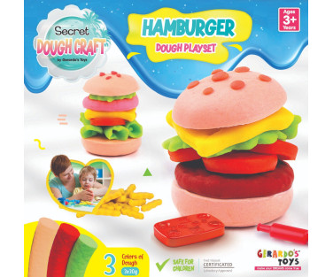 Gerardo's Toys voolimiskomplekt Hamburger Dough Craft