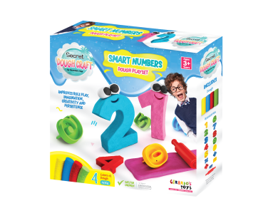 Gerardo's Toys voolimiskomplekt Numbrid Dough Craft 16 osa