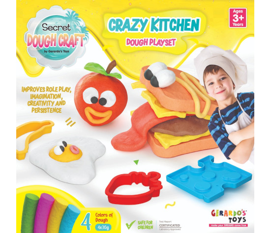 Gerardo's Toys voolimiskomplekt Köök Dough Craft 8 osa