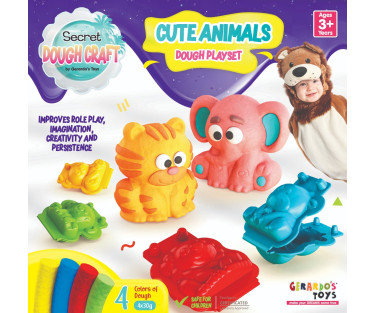 Gerardo's Toys voolimiskomplekt Armsad loomad Dough Craft