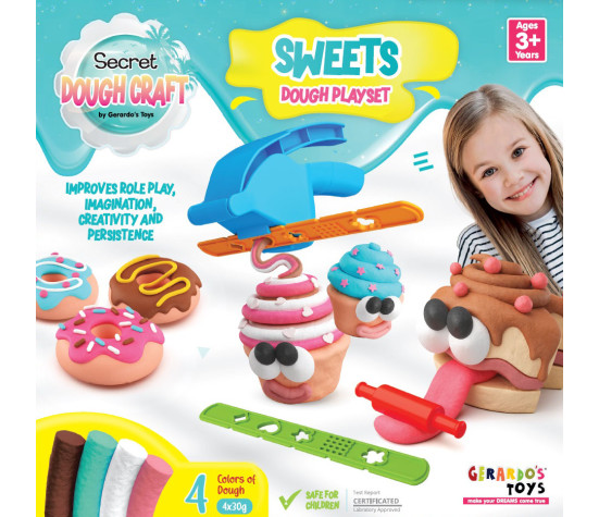 Gerardo's Toys voolimiskomplekt Dough Craft 8 osa