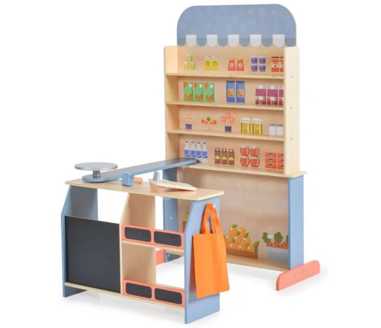 Gerardo's Toys puidust supermarket