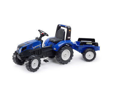 Falk Traktor New Holland treileriga