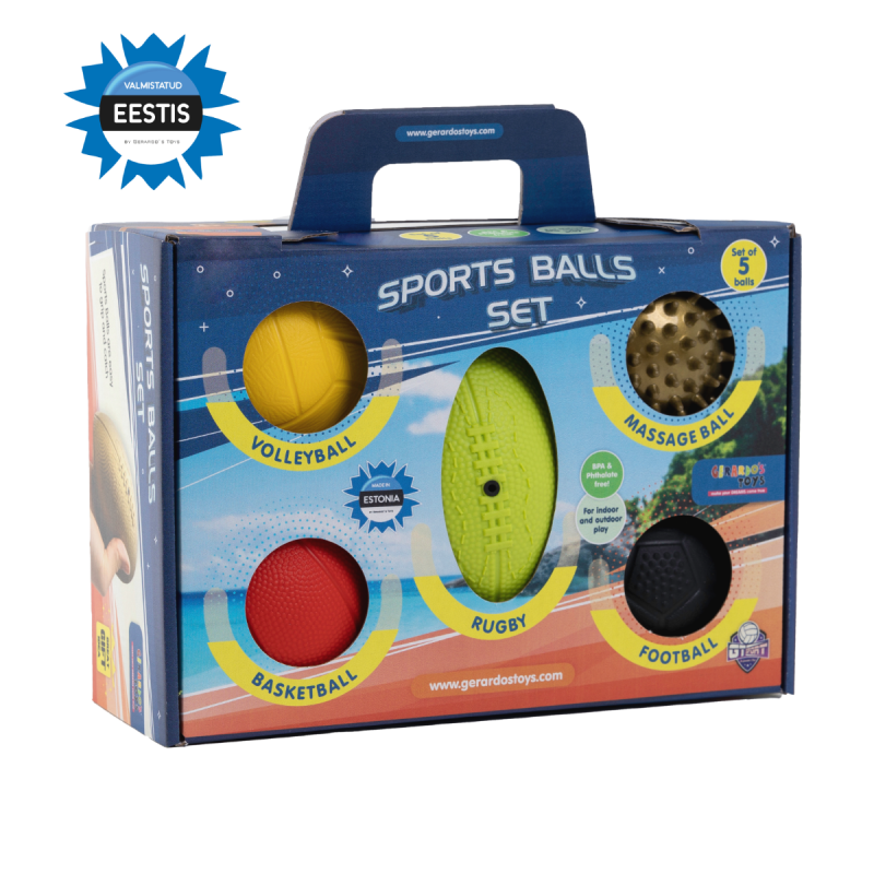 Gerardo's Toys spordipallide komplekt 5 tk