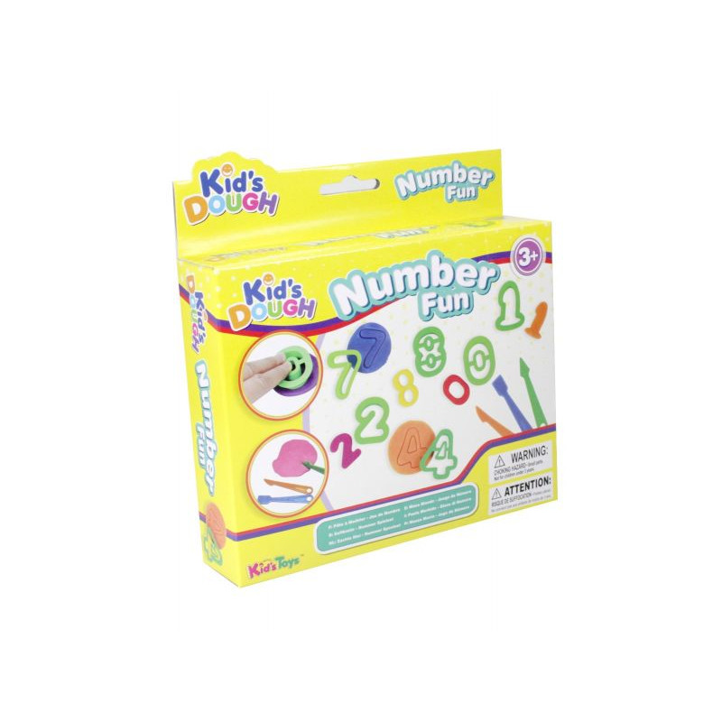 Kid's Dough voolimiskomplekt Numbrid, 3 x 20 g