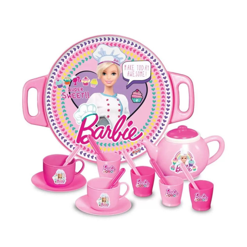 Dede Barbie teeserviis