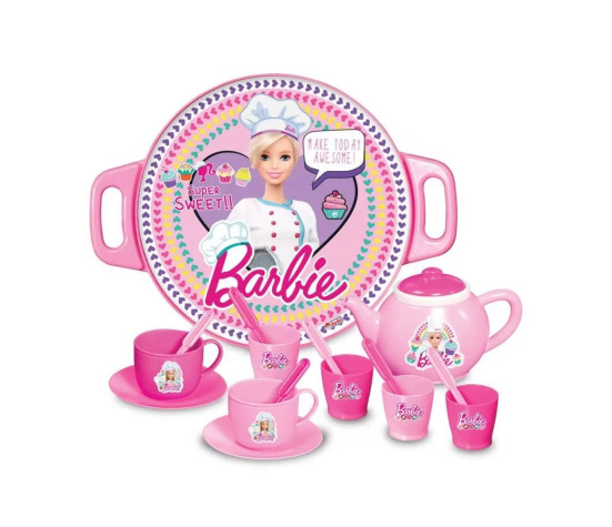 Dede Barbie teeserviis