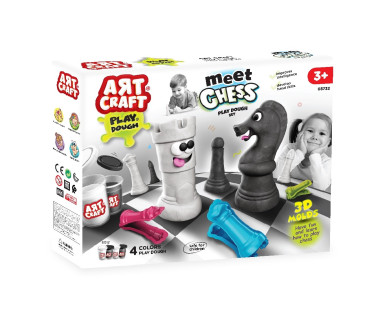 Art Craft Play Dough malelaud koos vormidega