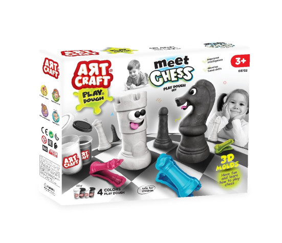 Art Craft Play Dough malelaud koos vormidega